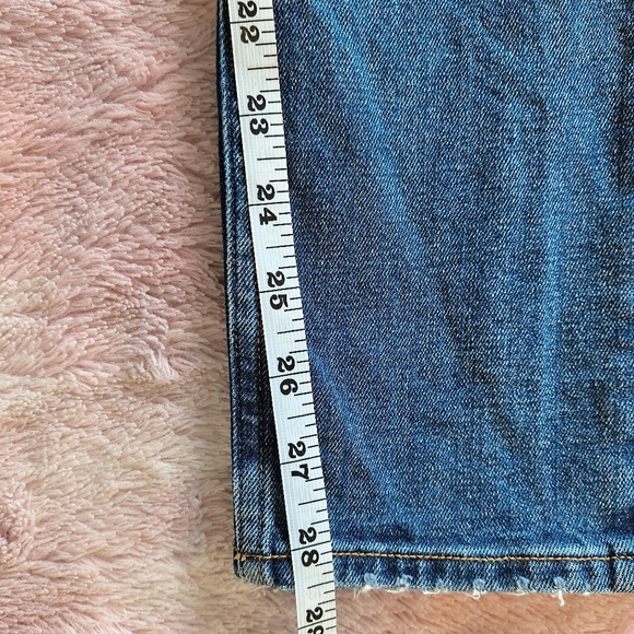 Abercrombie & Fitch Curve Love The Skinny High Rise Distressed Jeans Size 25 - Picture 10 of 10